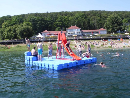 Umělý ostrůvek na Bílé vodě