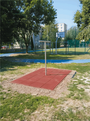 Vodní prvky v areálu BVC  -  Pítko a mlhoviště
