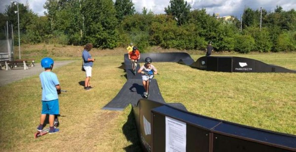 modulární koloběžková dráha v Bohaticích II